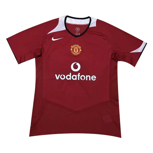 05-06 Manchester United Retro Home Kit Soccer Jersey